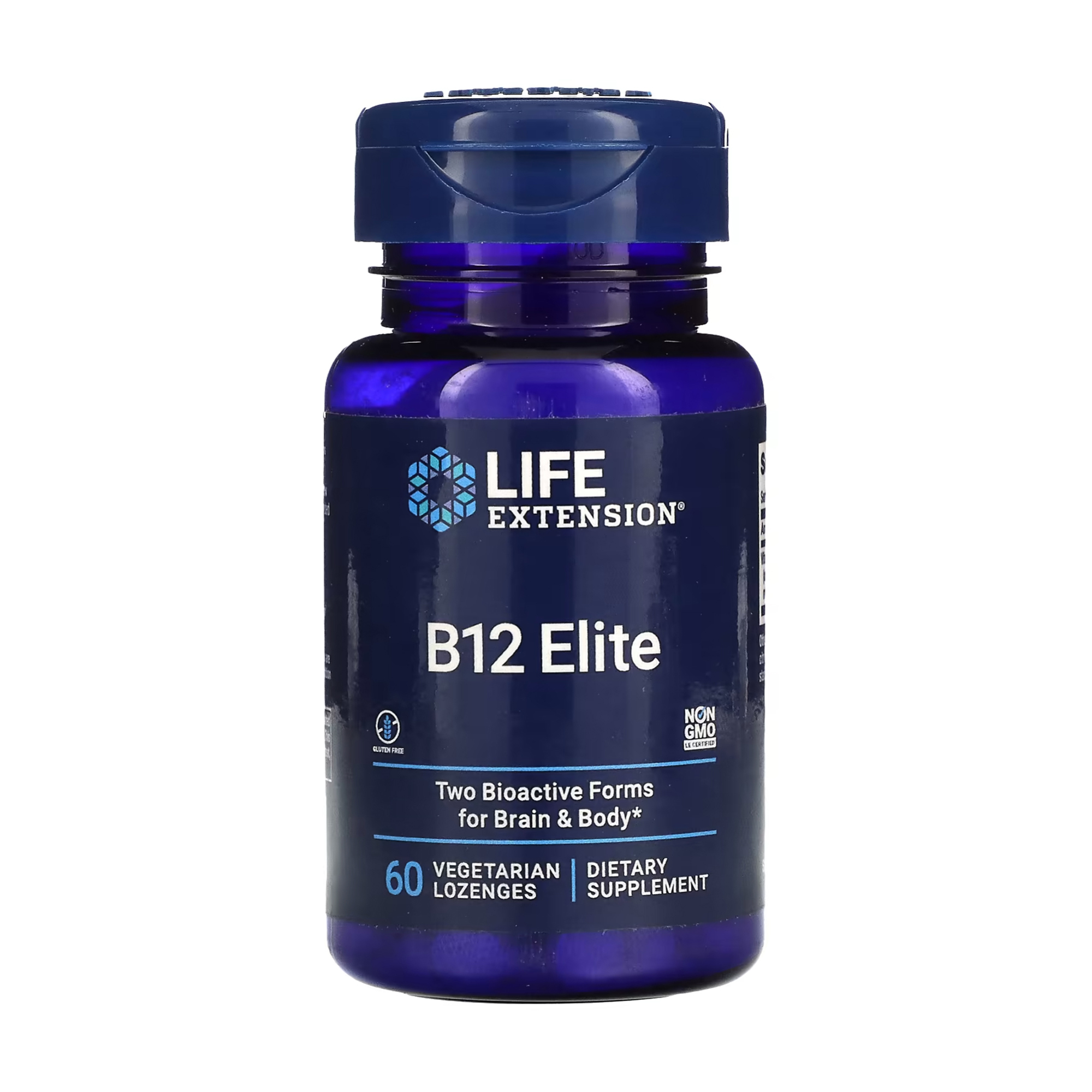 Вітамін B12 Life Extension B12 Elite, 60 вегетаріанських льодяників