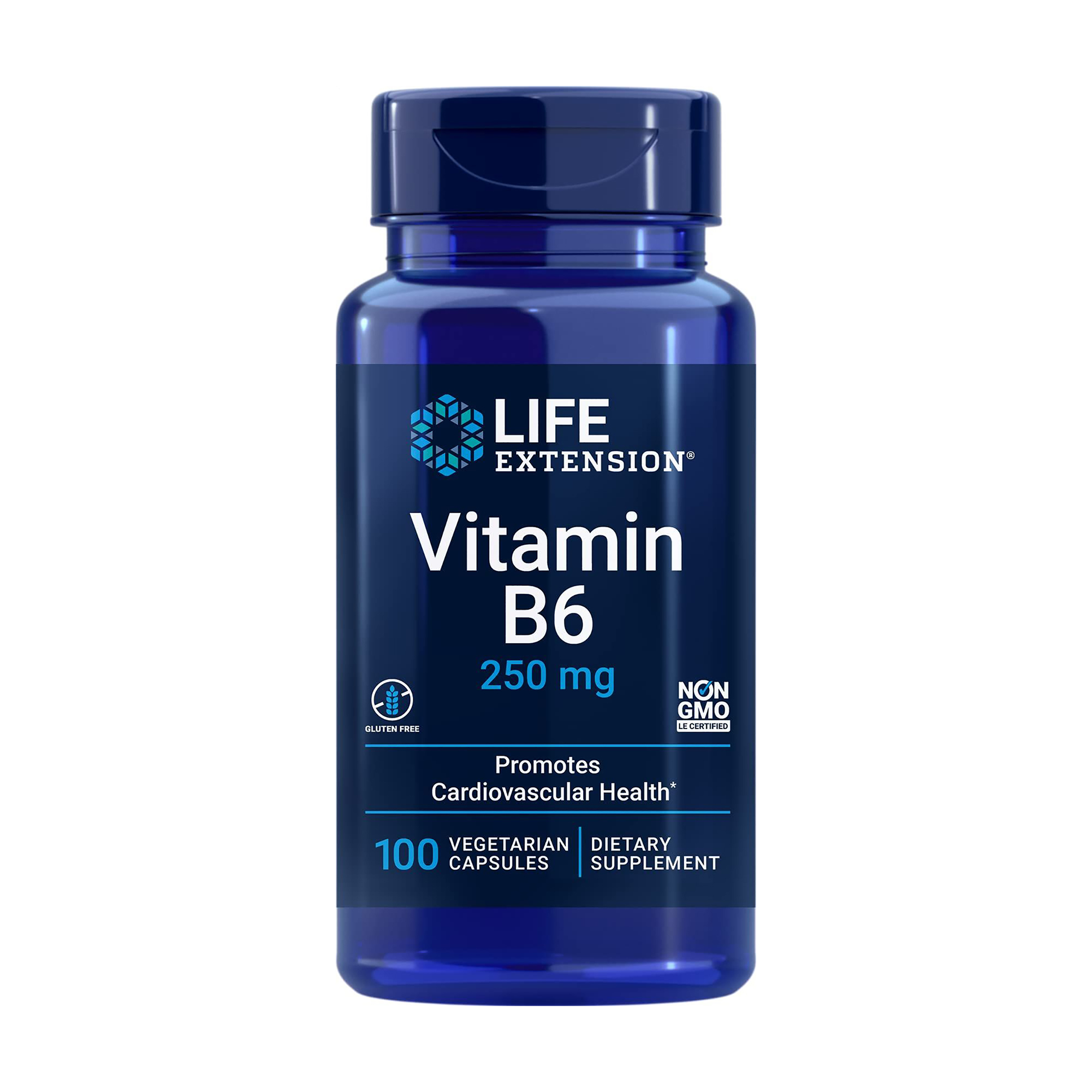 Вітамін B6 Life Extension Vitamin B6, 250 мг, 100 капсул